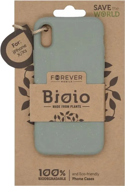 Kryt na mobil Forever Bioio pre iPhone X / XS zelený