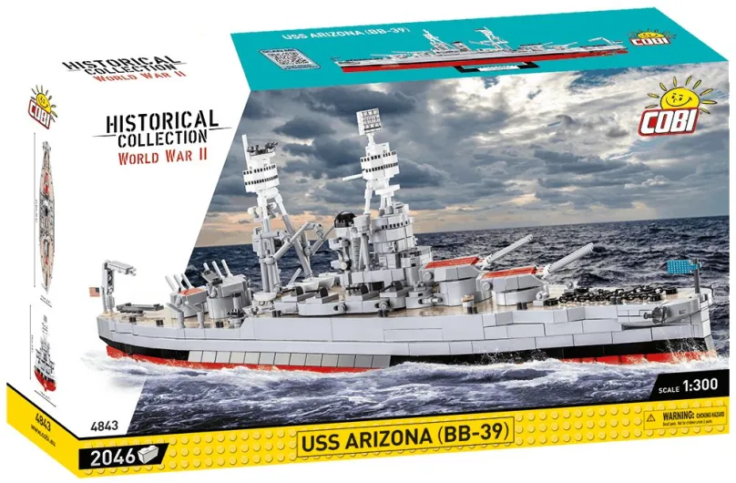 Cobi 4843 Americká bojová loď USS Arizona BB-39