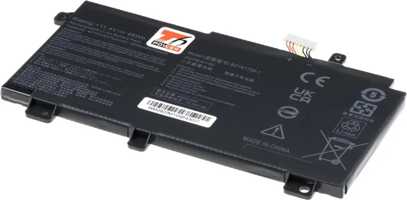 Batéria do notebooku T6 Power pre Asus TUF FX505DV, Li-Poly, 4212 mAh (48 Wh), 11,4 V