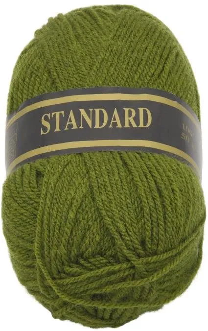Priadza Standard 50g - 410 khaki zelená
