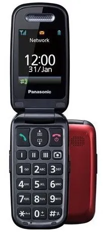 Mobilný telefón Panasonic KX-TU456EXRE červená