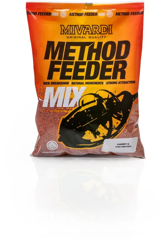 Mivardi Method feeder mix Cherry & fish proteín 1kg