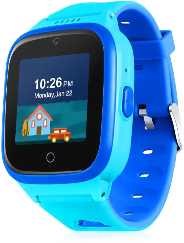 Chytré hodinky Niceboy Watch Kids Patrol modré, detské, s ovládaním v slovenčine, IPS disp
