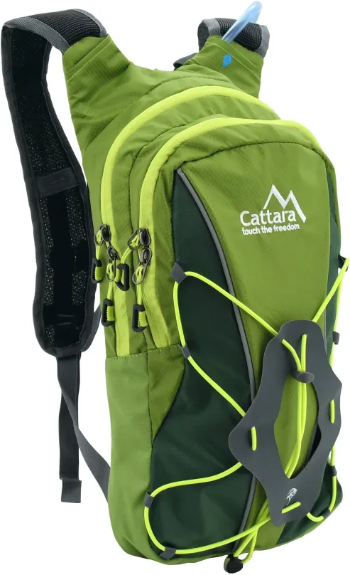 Turistický batoh Cattara GreenW 10l + 2l pitný vak, unisex prevedenie, rozmery 45 x 26 x 1