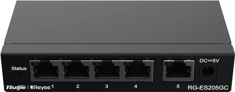 Switch Ruijie Networks Reyee RG-ES205GC-P 5-Port Gigabit Cloud Managed POE+ Switch