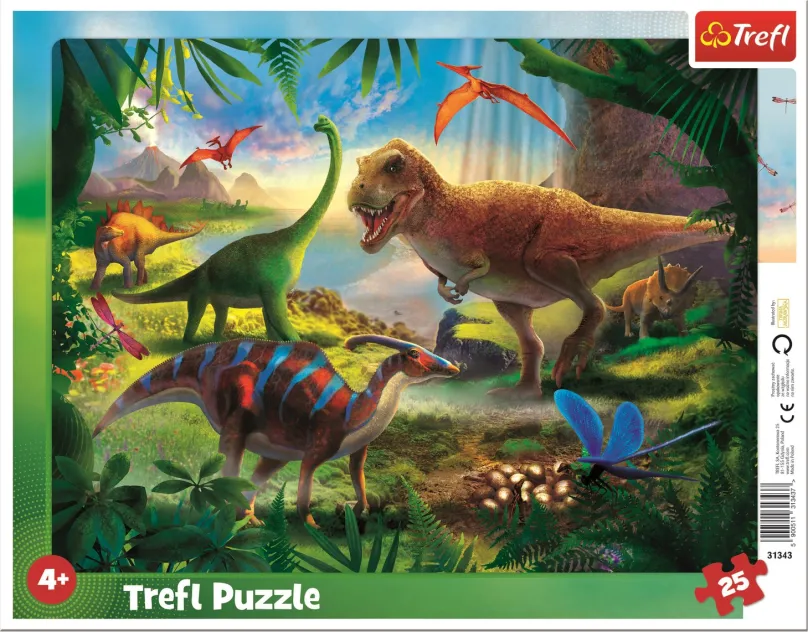 TREFL Puzzle Dinosaury 25 dielikov
