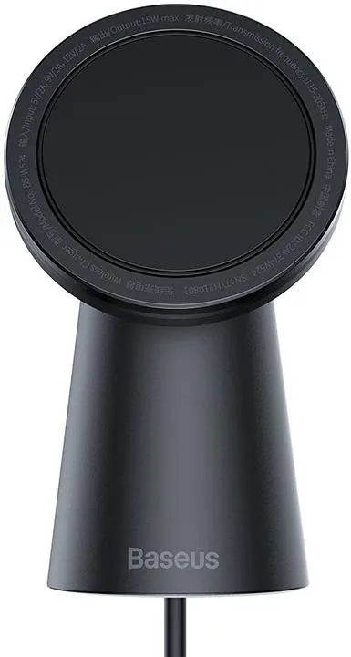 Nabíjací stojan Baseus Simple bezdrôtový magnetický držiak (kompatibilný s Apple iPhone 12 / 13 / 14) čierna