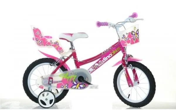 Dino Bikes Detský bicykel 14" ružový 2017