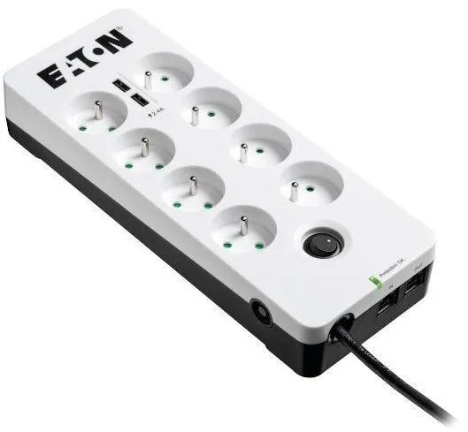 Prepäťová ochrana EATON Protection Box 8 USB Tel @ FR