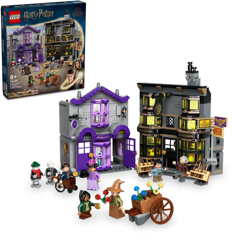 LEGO stavebnica LEGO Harry Potter 76439 Ollivanderov obchod a Obchod madame Malkinovej