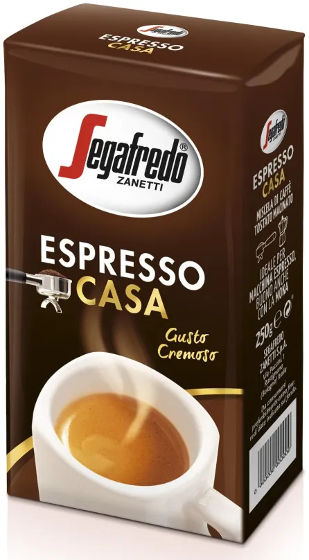 Káva Segafredo Espresso Casa, mletá, 250g, mletá, zmes kávových odrôd,