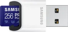 Pamäťová karta Samsung MicroSDXC 256GB PRO Plus + USB adaptér