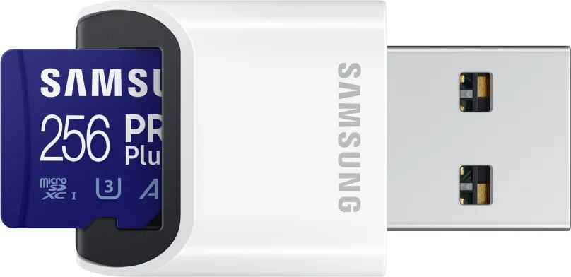 Pamäťová karta Samsung MicroSDXC PRO Plus + USB adaptér