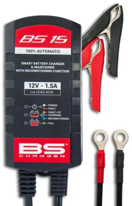 Nabíjačka akumulátorov BS-BATTERY Smart BS15, 12 V, 1500 mA