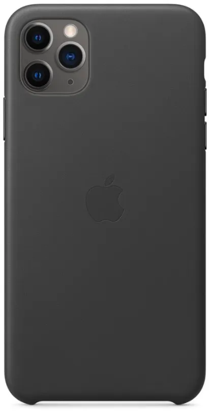 Kryt na mobil Apple iPhone 11 Pre Max Kožený kryt čierny