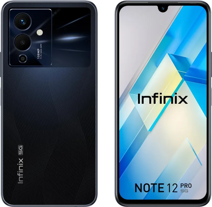 Mobilný telefón Infinix Note 12 PRO 5G 8GB/128GB čierna