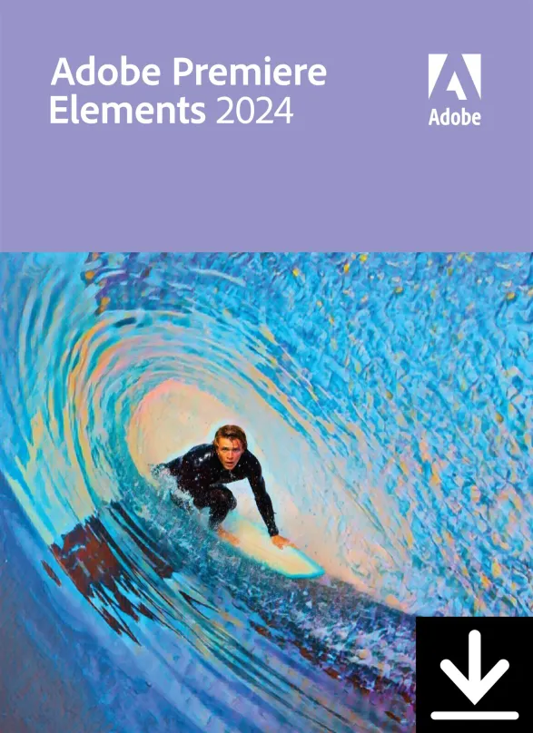 Grafický softvér Adobe Premiere Elements 2024, Win/Mac, SK (elektronická licencia)