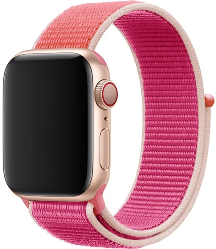 Remienok Eternico Airy pre Apple Watch 38mm / 40mm / 41mm Silk Pink and Gold edge