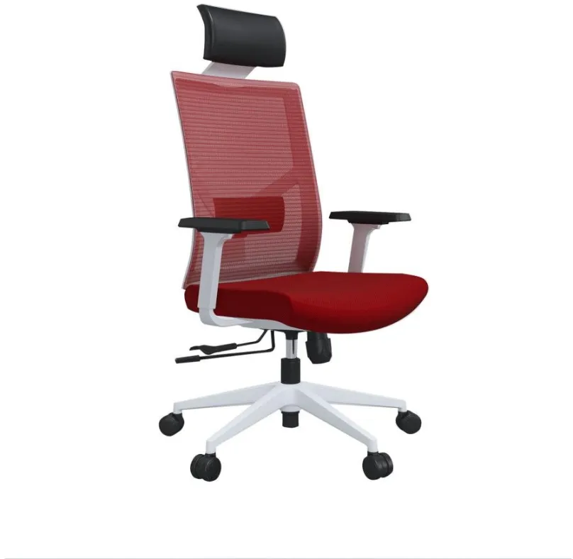 Kancelárska stolička DALENOR Snow HB, textil, červená