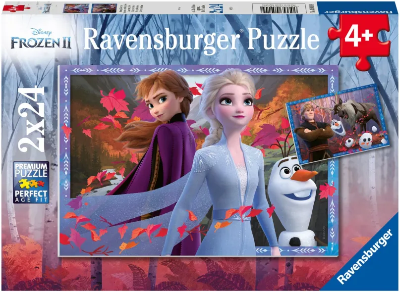 Puzzle Ravensburgser 050109 Disney Ľadové kráľovstvo 2 2x24 dielikov