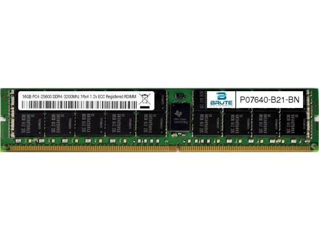 HPE 16GB 1Rx4 PC4-3200AA-R Smart Kit