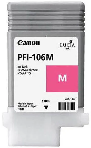 Cartridge Canon PFI-106M purpurová, do tlačiarne Canon radu ImagePROGRAF - originálny, pri