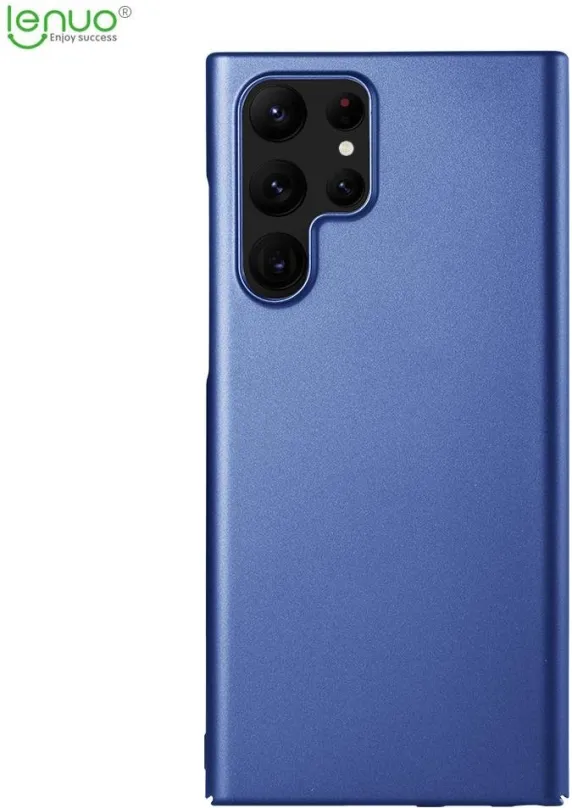 Kryt na mobil Lenuo Leshield obal pre Samsung Galaxy S22 Ultra 5G, modrá
