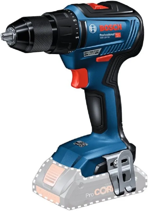 Aku vŕtačka Bosch GSB 18V-50 Professional bez aku 0.601.9H5.106