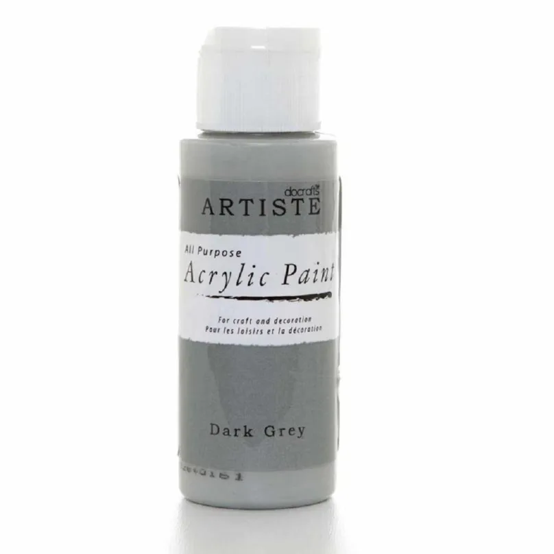 Akrylové farby na plátno Docrafts Akrylová farba DOA 763258 59 ml - Dark Grey