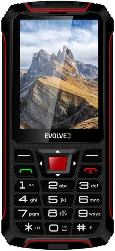 Mobilný telefón EVOLVEO StrongPhone W4 červený