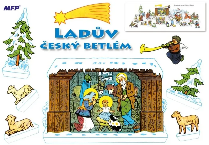 Vianočné dekorácie Betlehem - Ladov český betlehem