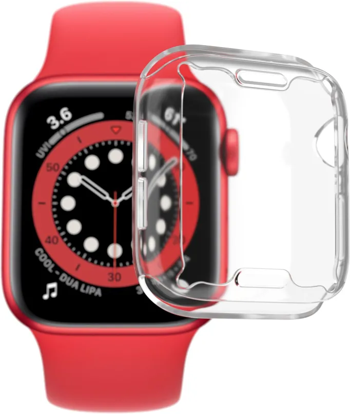 Ochranný kryt na hodinky AlzaGuard Crystal Clear TPU FullCase pre Apple Watch 40mm