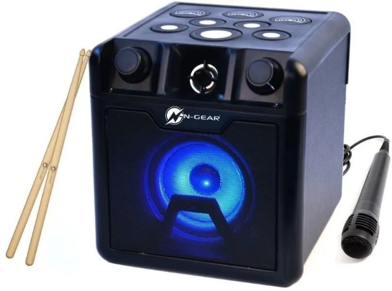 Bluetooth reproduktor N-GEAR Drum Block 420, aktívny, s výkonom 50W, 3,5 mm jack, 6,3 mm j
