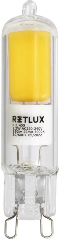LED žiarovka RETLUX RLL 455 G9 COB 2,2 W LED WW