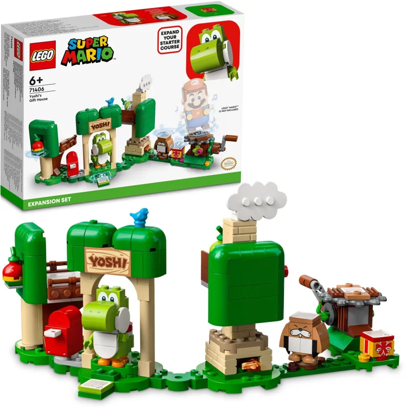 LEGO stavebnica LEGO® Super Mario™ 71406 Yoshiho dom darčekov – rozširujúci set