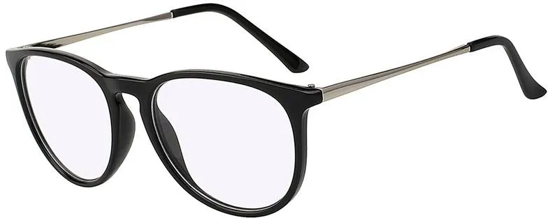 Slnečné okuliare VeyRey s čírymi sklami hranaté Bonham čierne