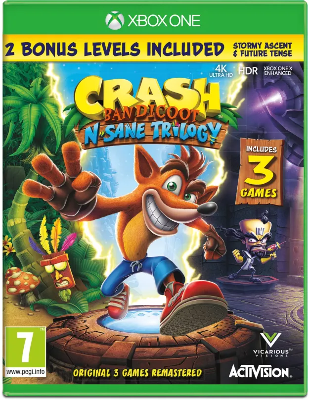 Hra na konzole Crash Bandicoot N Sane Trilogy - Xbox One