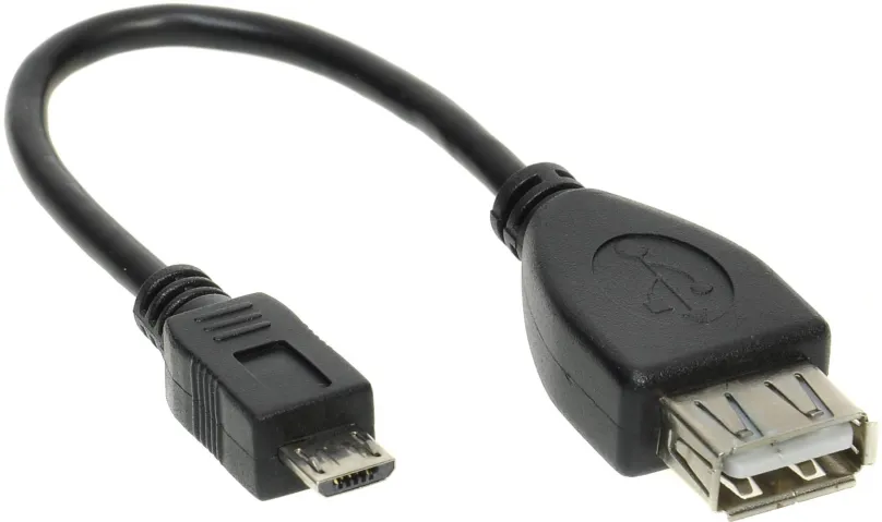 Redukcia PremiumCord kábel USB A / f - Micro USB / m 20cm