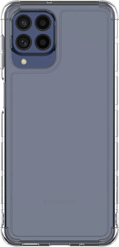Kryt na mobil Samsung Galaxy M53 Polopriehľadný zadný kryt priehľadný