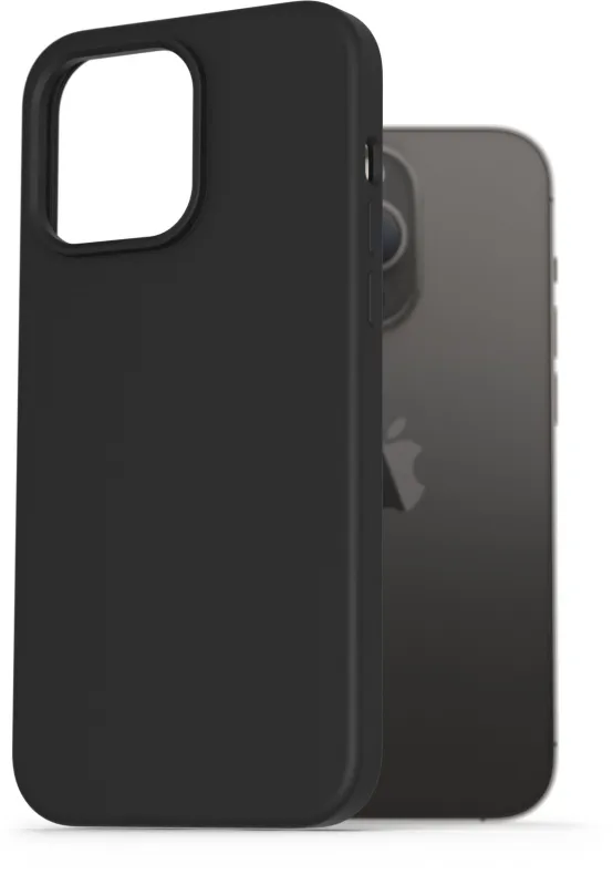 Kryt na mobil AlzaGuard Premium Liquid Silicone Case pre iPhone 14 Pro Max čierne