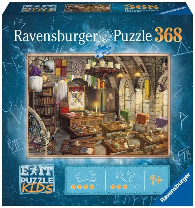 Puzzle Ravensburger puzzle 133024 Exit KIDS Puzzle: Kúzelnícka škola 368 dielikov