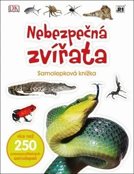 JIRI MODELS Samolepková knižka Nebezpečné zvieratá