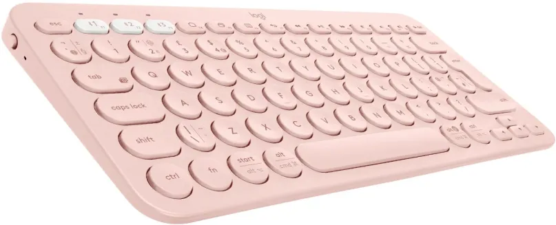 Klávesnica Logitech Bluetooth Multi-Device Keyboard K380, ružová - US INTL