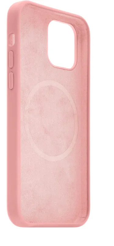 Kryt na mobil FIXED MagFlow s podporou MagSafe pre Apple iPhone 12 mini ružový