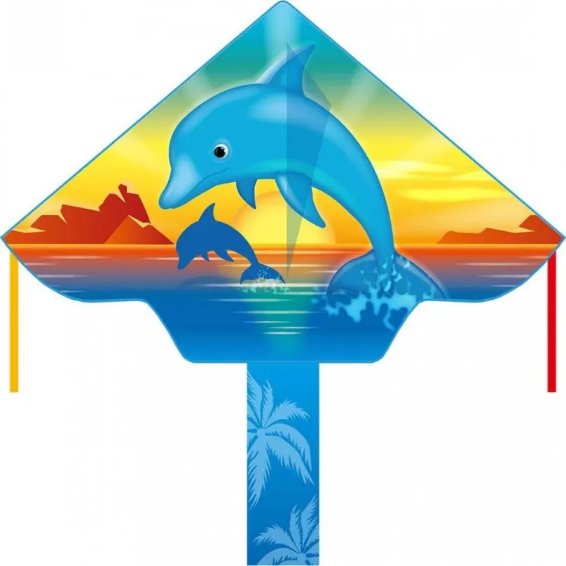 Lietajúci drak Invento drak Simple Flyer Dolphin Sunset 120 cm