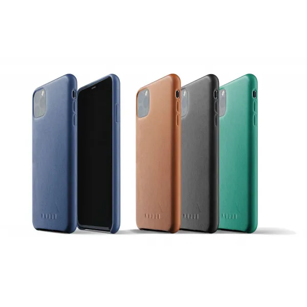 MUJJO Full Leather Case pre iPhone 11 Pro Max - žltohnedý