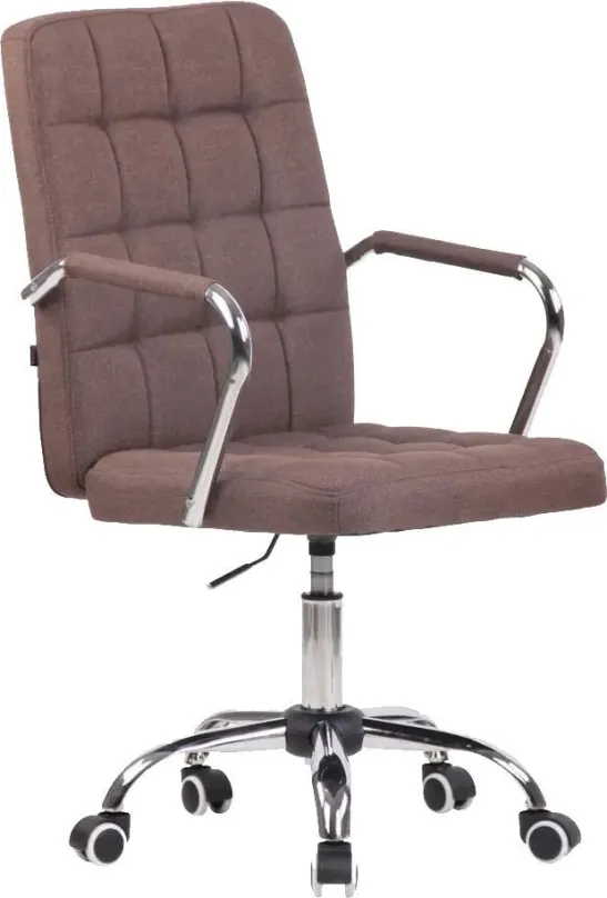 Kancelárska stolička BHM GERMANY Terni, textil, hnedá