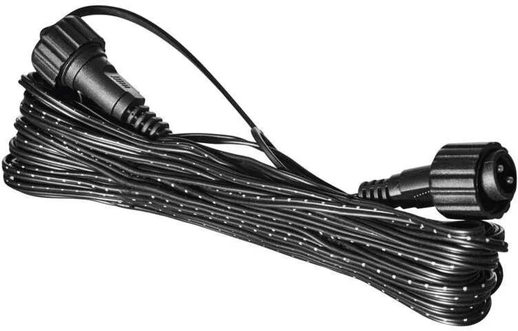 Svetelná reťaz EMOS Predlžovací kábel pre spojovacie reťaze Standard čierny, 10 m, vonkajšie aj vnútorné