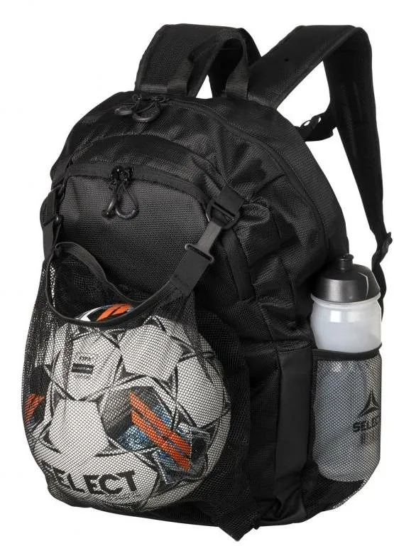 Športový batoh Select Backpack Milano w/net for ball čierna