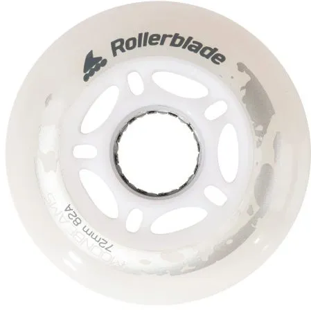 Kolieska Rollerblade Moonbeams Led WH 72/82A (4PCS) white